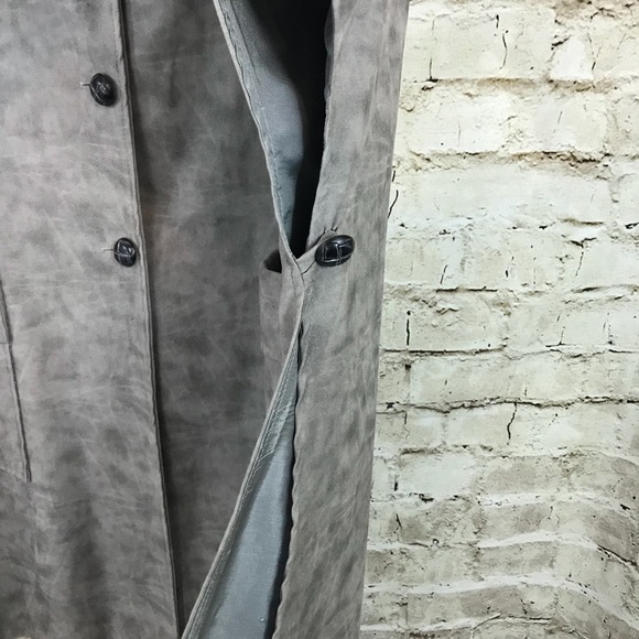 VINTAGE A Jacs Cotton Cape Lined Jacket button open sides - Picture 4 of 8